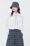 ロマンティッククラウン(ROMANTIC CROWN) WOMAN BALLOON CUFFS SHIRT_WHITE