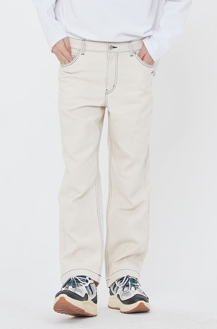 ロマンティッククラウン(ROMANTIC CROWN) BASIC COTTON PANTS_OATMEAL