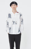 ロマンティッククラウン(ROMANTIC CROWN) CONSTELLATION SHIRT_WHITE