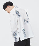 ロマンティッククラウン(ROMANTIC CROWN) CONSTELLATION SHIRT_WHITE