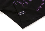 ロマンティッククラウン(ROMANTIC CROWN) CIRCLE SLOGAN SWEAT SHIRT_BLACK