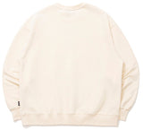 ロマンティッククラウン(ROMANTIC CROWN) CIRCLE SLOGAN SWEAT SHIRT_OATMEAL