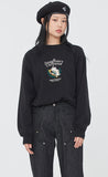 ロマンティッククラウン(ROMANTIC CROWN) ROMANTIC LILY SWEAT SHIRT_BLACK
