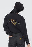 ロマンティッククラウン(ROMANTIC CROWN) ROMANTIC LILY SWEAT SHIRT_BLACK
