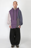 アジョバイアジョ（AJOBYAJO) Oversized Mixed Hoodie [Purple]