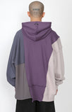 アジョバイアジョ（AJOBYAJO) Oversized Mixed Hoodie [Purple]