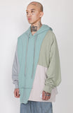 アジョバイアジョ（AJOBYAJO) Oversized Mixed Hoodie [Mint]