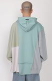 アジョバイアジョ（AJOBYAJO) Oversized Mixed Hoodie [Mint]