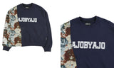 アジョバイアジョ（AJOBYAJO) Puppies Jacquard Oversized Sweatshirt [Navy]