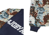 アジョバイアジョ（AJOBYAJO) Puppies Jacquard Oversized Sweatshirt [Navy]