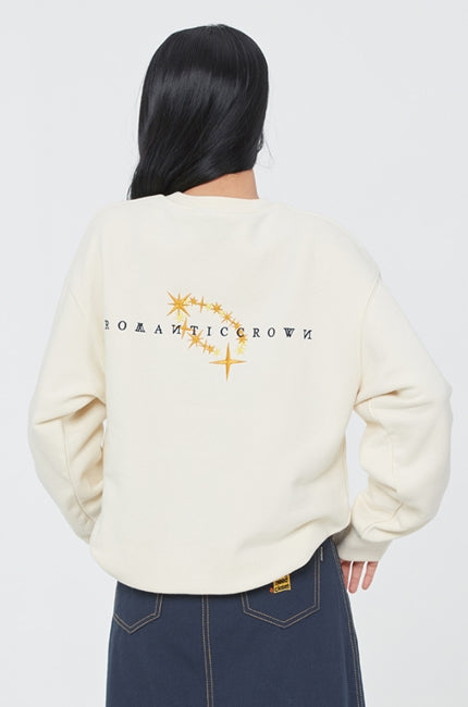 ロマンティッククラウン(ROMANTIC CROWN) ROMANTIC LILY SWEAT SHIRT_OATMEAL