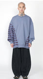 アジョバイアジョ（AJOBYAJO) FUXX YOU Knit Mixed Sweatshirt [Lilac]