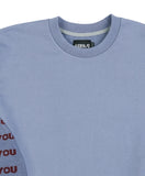 アジョバイアジョ（AJOBYAJO) FUXX YOU Knit Mixed Sweatshirt [Lilac]