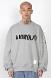 アジョバイアジョ（AJOBYAJO) Logo Oversized Sweatshirt [Melange Grey]