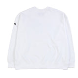 アジョバイアジョ（AJOBYAJO) Logo Patchwork Oversized Sweatshirt [White]