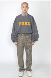 アジョバイアジョ（AJOBYAJO) FUKC Oversized Sweatshirt [Grey]