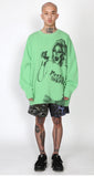 アジョバイアジョ（AJOBYAJO) Bambi Oversized Sweater [Green]