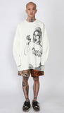 アジョバイアジョ（AJOBYAJO) Bambi Oversized Sweater [Ivory]