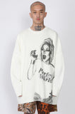 アジョバイアジョ（AJOBYAJO) Bambi Oversized Sweater [Ivory]