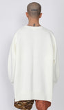 アジョバイアジョ（AJOBYAJO) Bambi Oversized Sweater [Ivory]