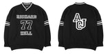 アジョバイアジョ（AJOBYAJO) Football Oversized Sweater [Black]