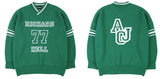 アジョバイアジョ（AJOBYAJO) Football Oversized Sweater [Green]