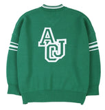 アジョバイアジョ（AJOBYAJO) Football Oversized Sweater [Green]