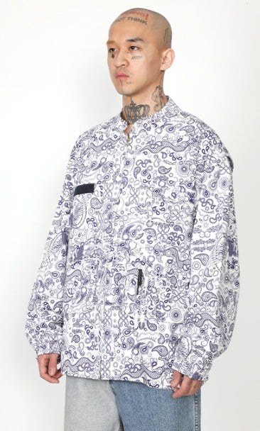 アジョバイアジョ（AJOBYAJO) Paisley Fisherman String Jacket [White]