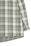 アジョバイアジョ（AJOBYAJO) Over Check Mixed Shirt [Green]