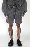 アジョバイアジョ（AJOBYAJO) Washed Denim Shorts [Charcoal]