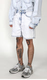 アジョバイアジョ（AJOBYAJO) Washed Denim Shorts [White]