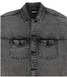 アジョバイアジョ（AJOBYAJO) Oversized Washed Denim Trucker Shirt [Charcoal]