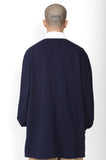 アジョバイアジョ（AJOBYAJO) Logo Embossed Polo Shirt [Navy]