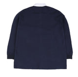 アジョバイアジョ（AJOBYAJO) Logo Embossed Polo Shirt [Navy]