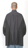 アジョバイアジョ（AJOBYAJO) Cross Mixed check Shirt [Black]