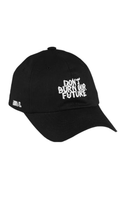 アジョバイアジョ（AJOBYAJO) Slogan Baseball Cap [Black]