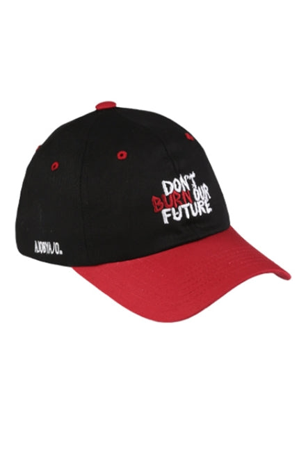 アジョバイアジョ（AJOBYAJO) Slogan Baseball Cap [Red]