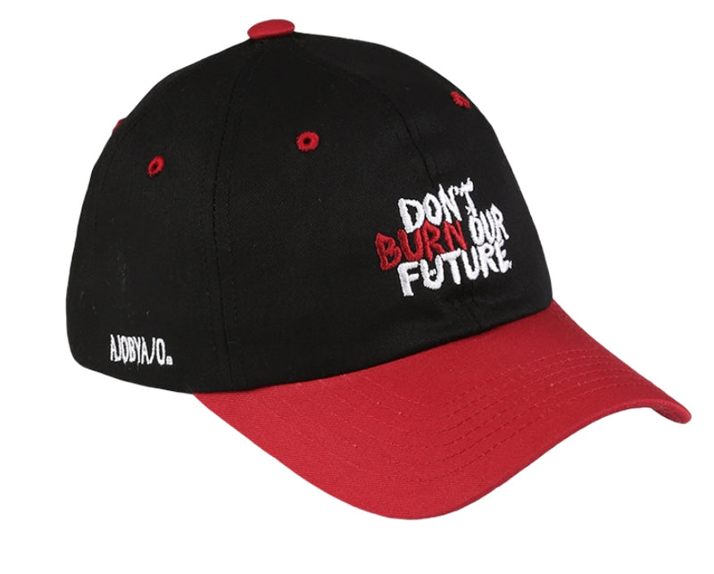 アジョバイアジョ（AJOBYAJO) Slogan Baseball Cap [Red]