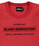 アジョバイアジョ（AJOBYAJO) Blank Generation Long Sleeve [Red]