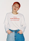 アジョバイアジョ（AJOBYAJO) Blank Generation Long Sleeve [White]