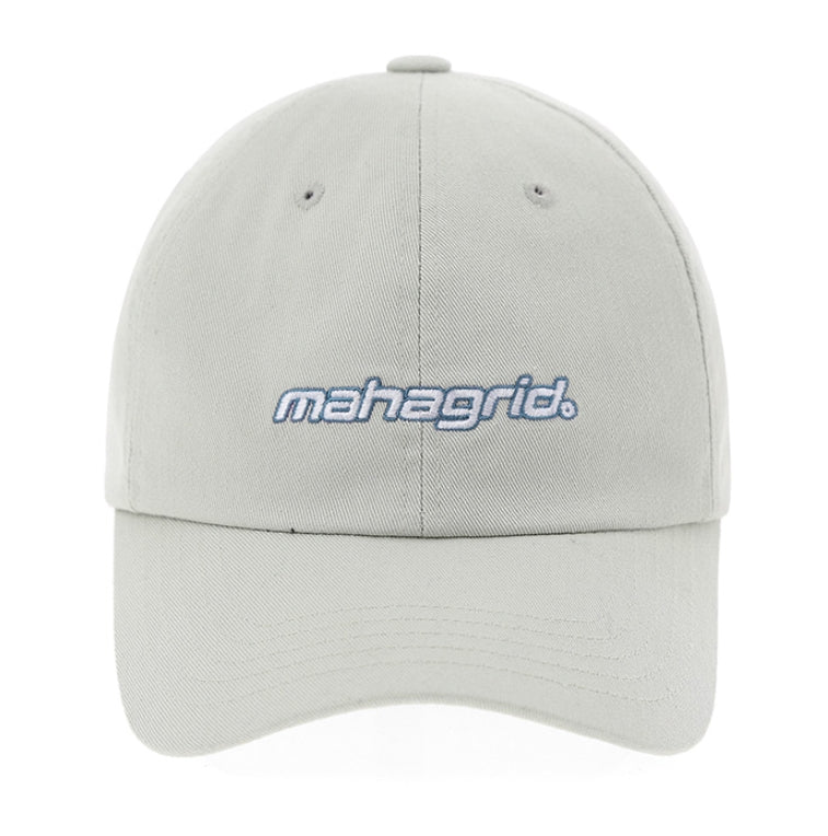 mahagrid (マハグリッド)   MECHANIC LOGO BALL CAP [BEIGE]