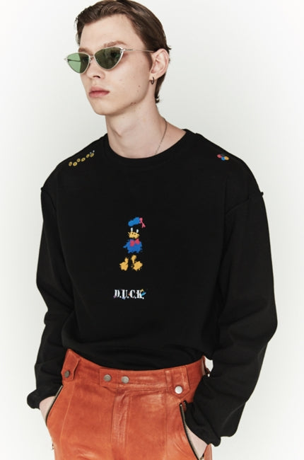 ORDINARY PEOPLE(オーディナリーピープル) [ ORDINARYPEOPLE X DISNEY ] ARTIST DONALD BLACK SLEEVES