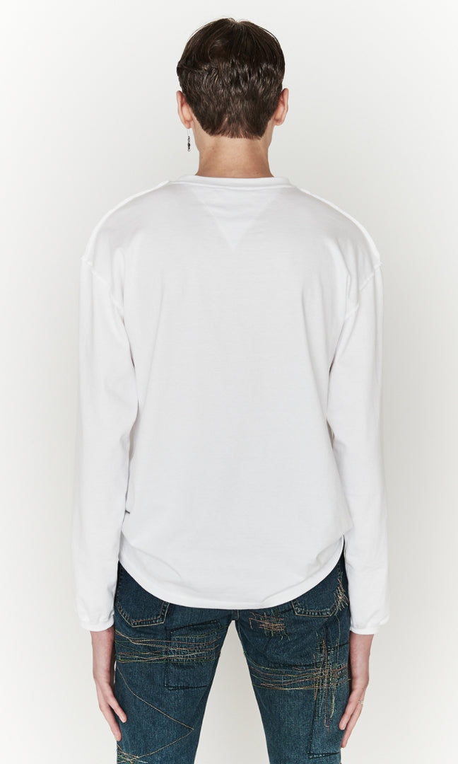 ORDINARY PEOPLE(オーディナリーピープル)  [ ORDINARYPEOPLE X DISNEY ] PAINTER MICKEY WHITE SLEEVES