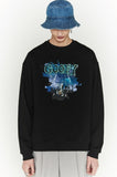 ORDINARY PEOPLE(オーディナリーピープル)  [ ORDINARYPEOPLE X DISNEY ] HALLOWEEN GOOFY BLACK SWEATSHIRTS