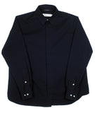 ORDINARY PEOPLE(オーディナリーピープル)  UNBALANCED DETAIL NAVY SHIRTS