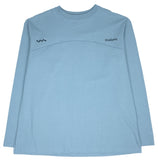 ORDINARY PEOPLE(オーディナリーピープル)  CUTTING DETAIL LOGO BLUEGREY LONG SLEEVES