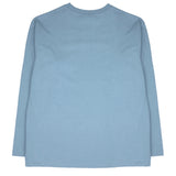 ORDINARY PEOPLE(オーディナリーピープル)  CUTTING DETAIL LOGO BLUEGREY LONG SLEEVES