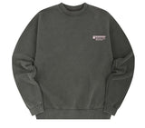 ORDINARY PEOPLE(オーディナリーピープル)  GARMENT DYING CHARCOAL LOGO SWEATSHIRTS