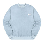 ORDINARY PEOPLE(オーディナリーピープル)  GARMENT DYING BLUEGREY LOGO SWEATSHIRTS