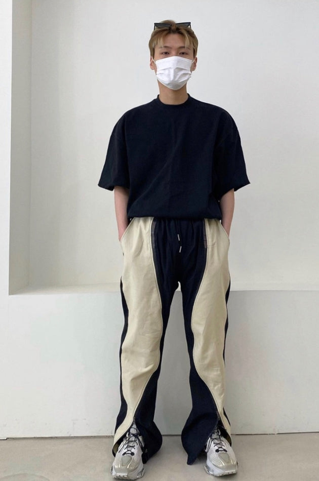 トレンディウビ(Trendywoobi) Tr Cutline Pants beige